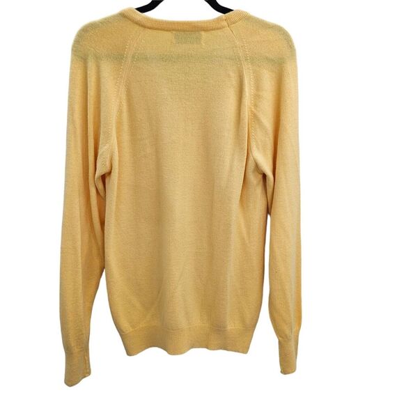 Christian Dior Sweater Womens Sz Medium Green Vintage Logo Designer Luxury Soft - Picture 2 of 13